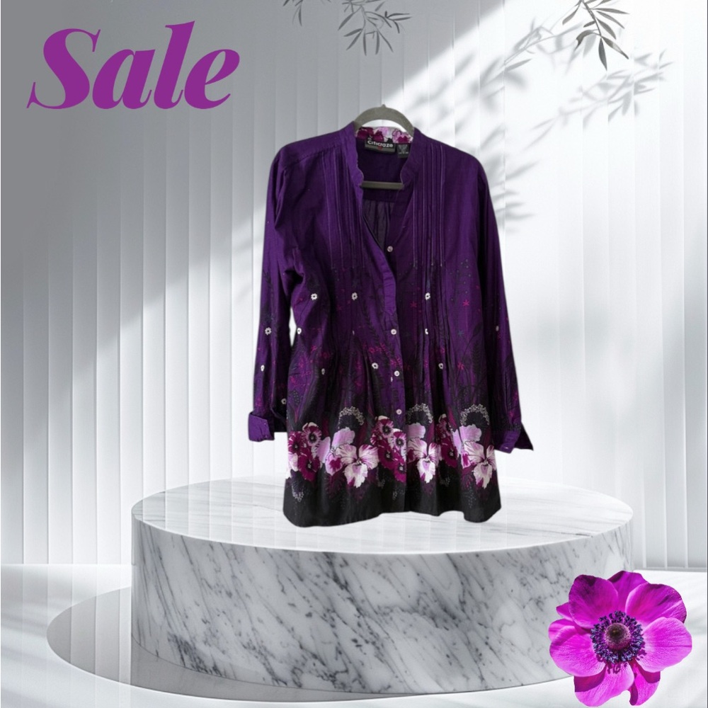 Bloom with confidence in purple perfection by CITICRAZE.